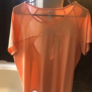 Orange Under Armour workout shirt!